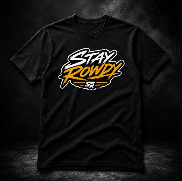 Stay Rowdy tee preview